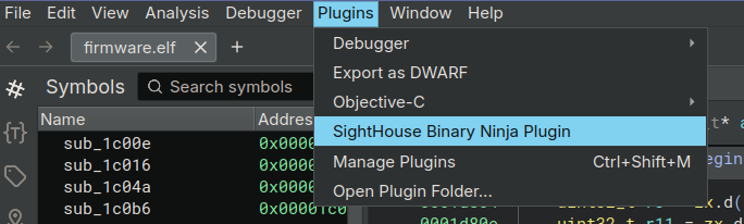 SightHouse Plugin Entry