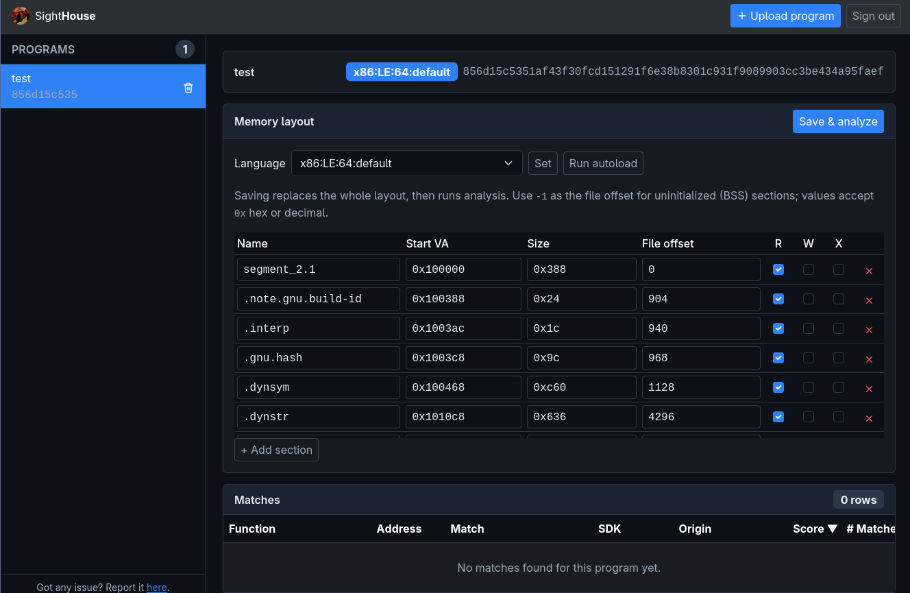 Program overview
